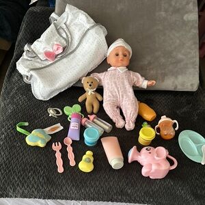 Holly 2014 baby doll, bag 18 pc lot